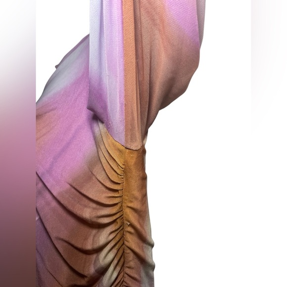 AFRM Maya Mini Dress Purple Brown Size XL - Picture 7 of 10